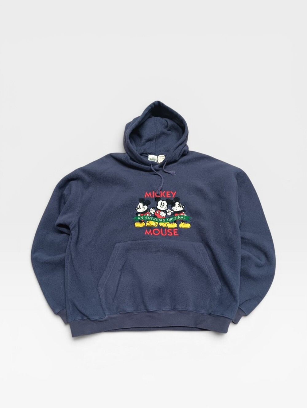 90s Dosnet Store Mickey Mouse Fleece Hoodie Sweatshirt L